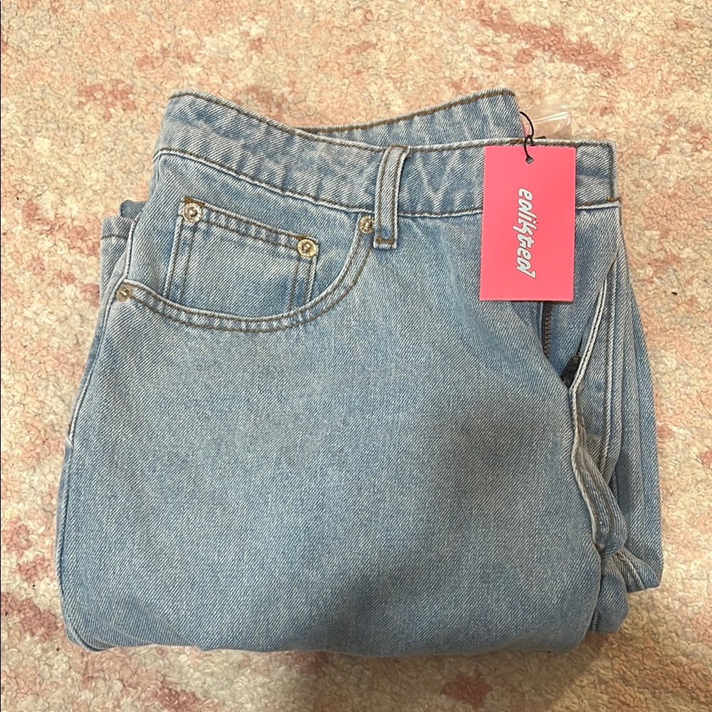 Edikted Light Blue Women Jeans